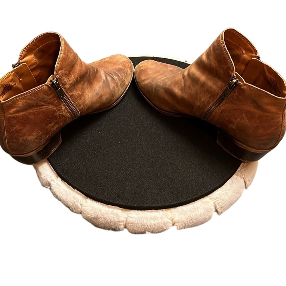 Lucky Brand womens Basel Ankle Bootie, toffee brown, 11 Wide US - Picture 5 of 5